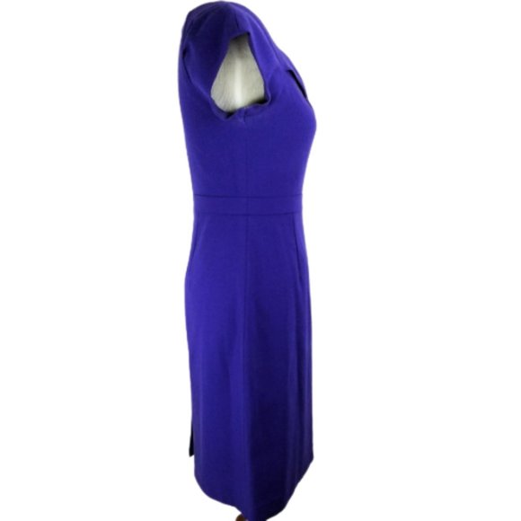 J Crew Suiting Wool Purple Dress Size 2 - Picture 5 of 10